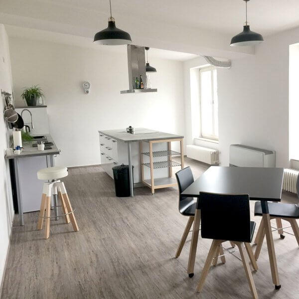 Kitchen with workshop room in Duesseldorf